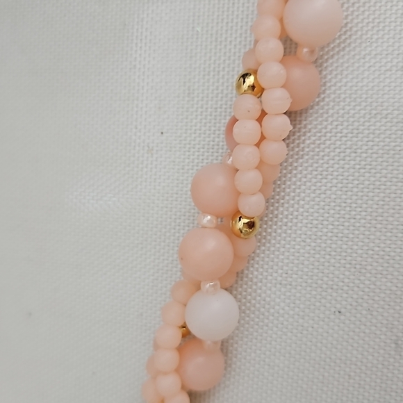 TRIFARI Vintage Soft Pink 22" Necklace - Picture 2 of 6